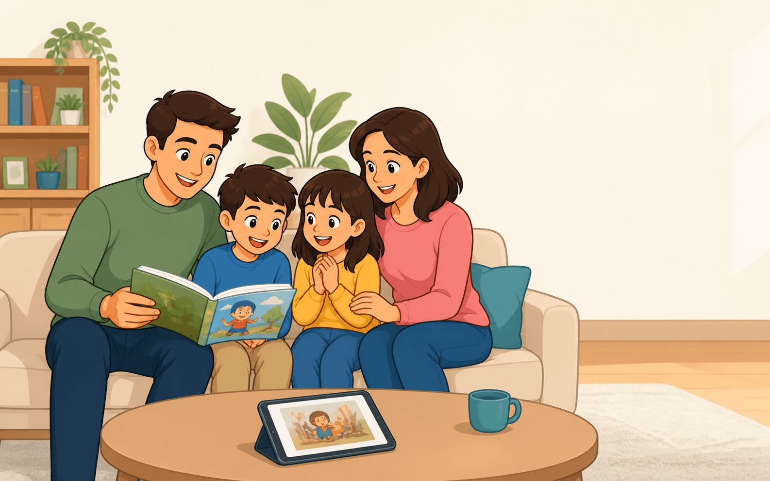 Những câu chuyện gần gũi đưa từ vựng vào đời sống.