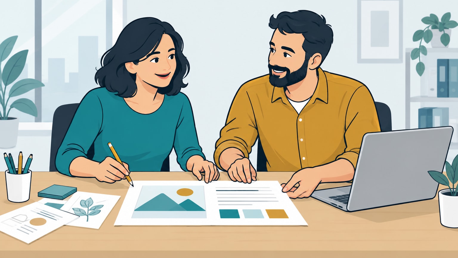 Minh họa get along: hòa thuận