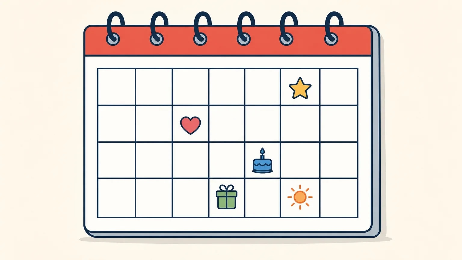 Minh họa calendar