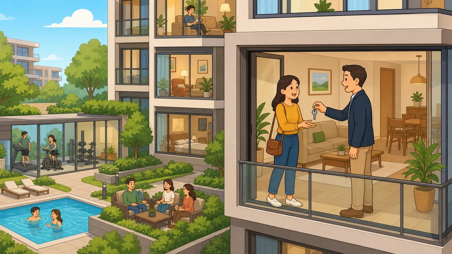 Minh họa condo
