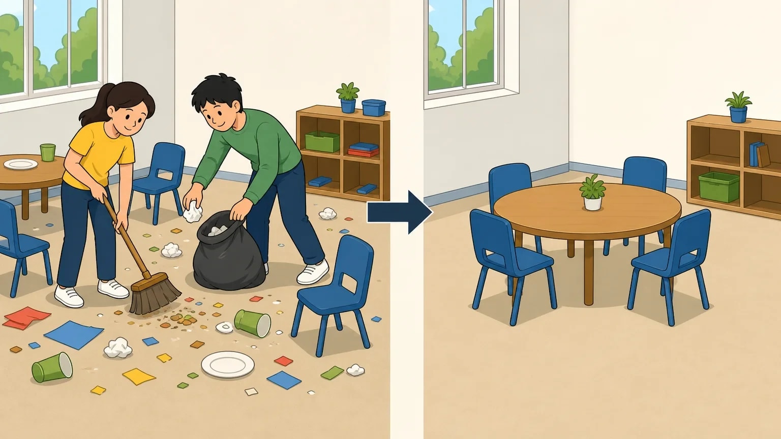 Minh họa cleanup