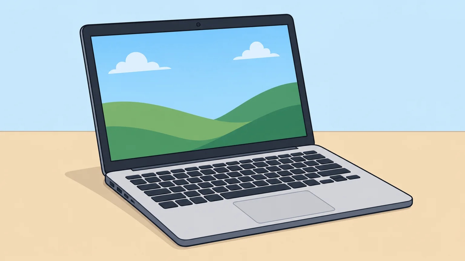 Minh họa laptop