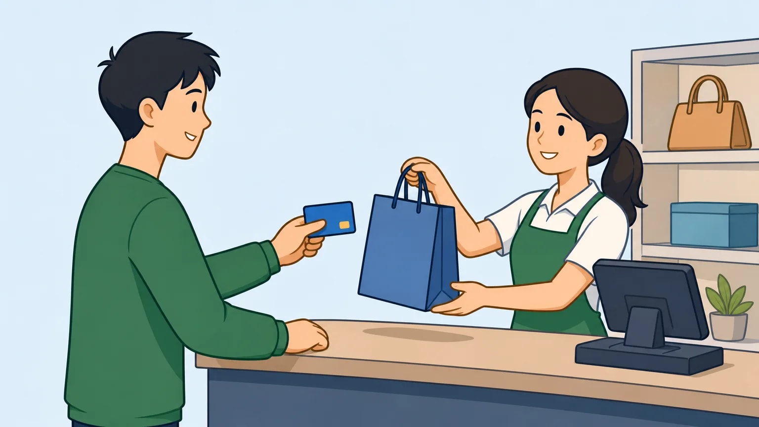 Hình minh họa từ nội dung mua sắm và dịch vụ tiêu dùng