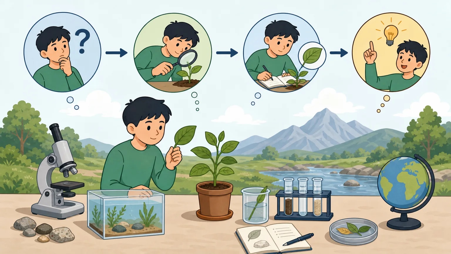 Hình minh họa từ nội dung khoa học, công nghệ và kỹ thuật