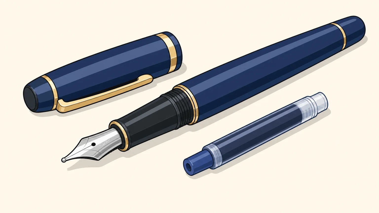 Minh họa fountain pen
