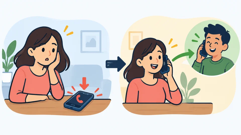 Minh họa call back: gọi điện lại
